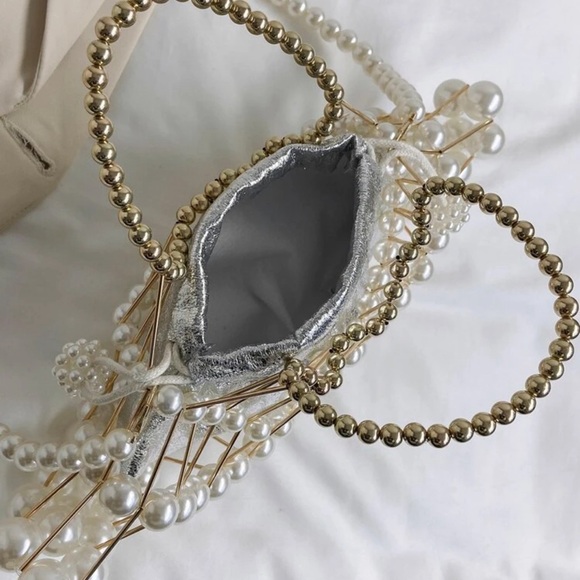 Bridal Beaded Handmade Bag 😍❤️! Stunning & Rare - Picture 5 of 8